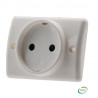 LEGRAND 050806 - Prise à encastrer pour plinthe 2P 16A 250V blanc 
