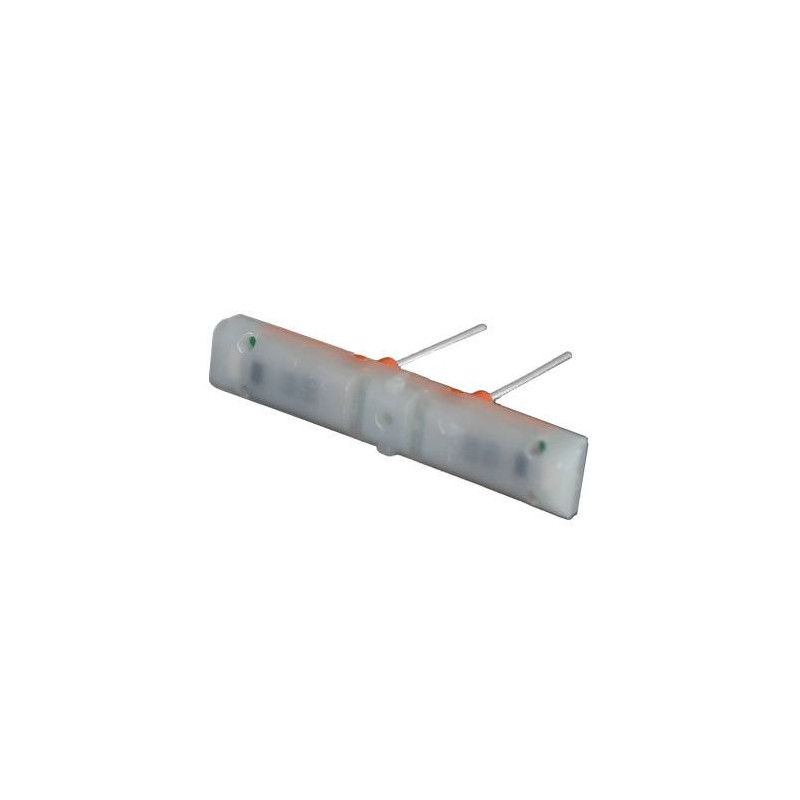 Voyant antimicrobien double 230V 1W Mosaic 1 module avec 4 étiquettes