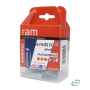 RAM 100106 - Chevilles Fusee Multi-matériaux, 8mm + vis, 20PCS