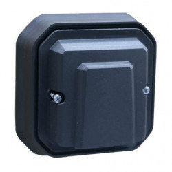 LEGRAND 069878L - Sortie de câbles étanche Plexo Anthracie encastré complet