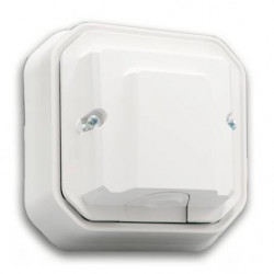 LEGRAND 069888L - Sortie de câbles étanche Plexo Blanc encastré complet