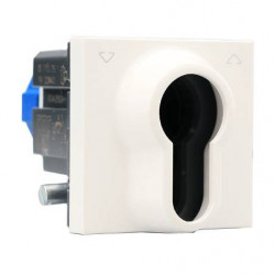 Legrand 077075 - Mosaic Interrupteur à clé barillet 3 Positions