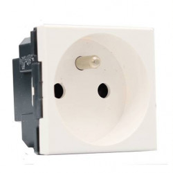 Legrand 077113 - Mosaic Prise 16A connexion à Vis Blanc
