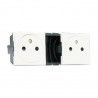 Legrand 077134 - Mosaic Prise 16 Double Precablee Blanc 