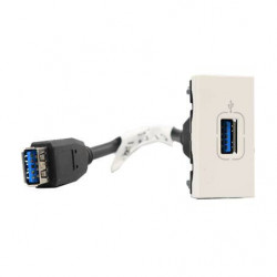 Legrand 078746 - Mosaic Prise USB Preconnectorise - 1 module 