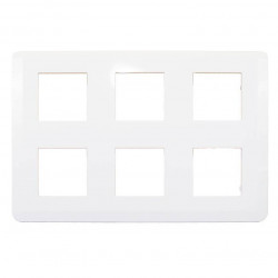 Legrand 078832L - Mosaic Plaque 2x3x2 modules Blanc
