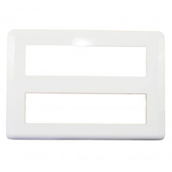 Legrand 078837L - Mosaic Plaque 2x8 modules Blanc