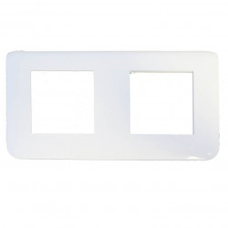 Legrand 078864L - Mosaic Plaque 2x2 mod. Horizontal Blanc Ent 57mm