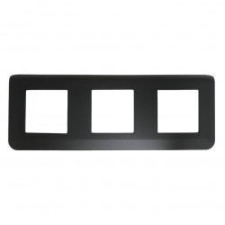 Legrand 079046L - Mosaic Plaque 3x2 modules Horizontal Noir