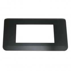 Legrand 079054L - Mosaic Plaque 4 modules Horizontal Noir