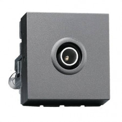 Legrand 079182L - Mosaic Prise TV 2 modules Noir