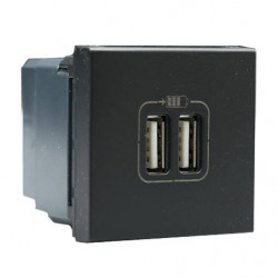 Legrand 079194L - Mosaic Chargeur USB Type-A 12W Noir