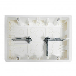 Legrand 080276 - Cadre Saillie Mosaic 2x6 modules Blanc