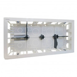 Legrand 080278 - Cadre Saillie Mosaic 2x10 modules Blanc 