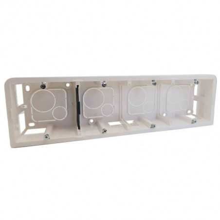 Cadre saillie Mosaic 10 ou 4x2 modules horizontal, profondeur 40 mm