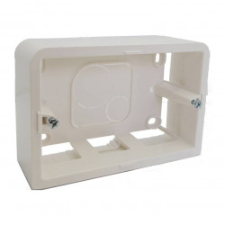 LEGRAND 080289 - Cadre saillie profondeur 40mm, pour 3 modules, Mosaic