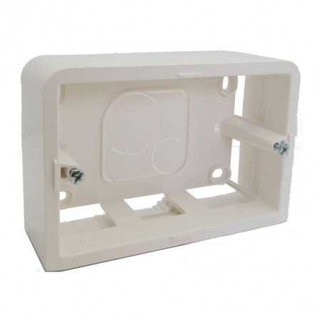 LEGRAND 080289 - Cadre saillie profondeur 40mm, pour 3 modules, Mosaic (FC)