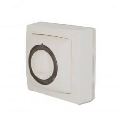 LEGRAND 086062 - Interrupteur temporisé à voyant Otéo Saillie Complet Blanc - FC