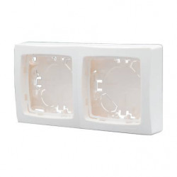 LEGRAND 086092 - Cadre saillie 2 postes Oteo blanc