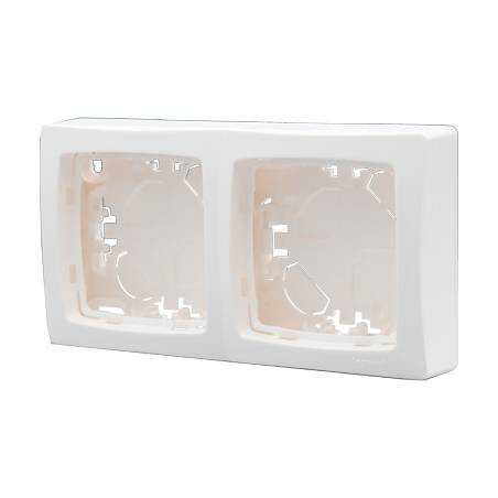 LEGRAND 086092 - Cadre saillie 2 postes Oteo blanc