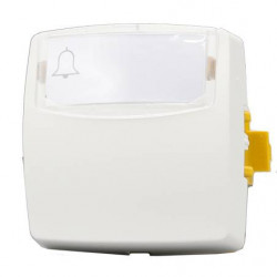 LEGRAND 086109L - Poussoir porte étiquette Oteo composable blanc