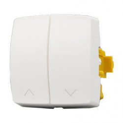 LEGRAND 086113L - Interrupteur double pour volets roulants Oteo composable blanc