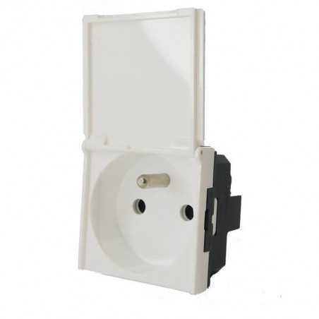 Legrand 278149L - Mosaic Prise 16A Avec Volet Blanc 