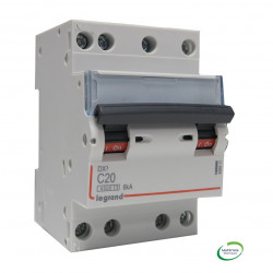 Disjoncteur 4P à vis C20 20A - LEGRAND 406911