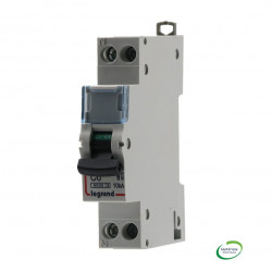 Legrand 407696 - Disjoncteur - U+N - C - 6000/10kA  - A vis - FC