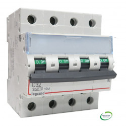 Disjoncteur 4P à vis C32 32A pour peigne - LEGRAND 407901