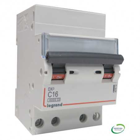 LEGRAND 407914 - Disjoncteur 4P à vis C16 16A pour peigne 