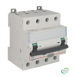 Disjoncteur différentiel 4P C20 6/10k AC 30mA - LEGRAND 411187