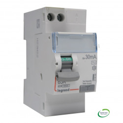LEGRAND 411650 - Interrupteur différentiel 2P 63A AC 30mA