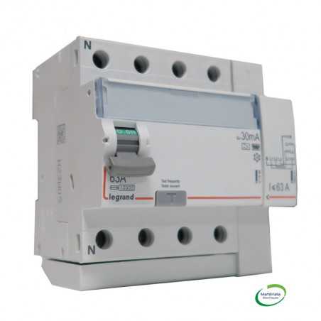 LEGRAND 411659 - Interrupteur différentiel 4P 63A F 30mA 