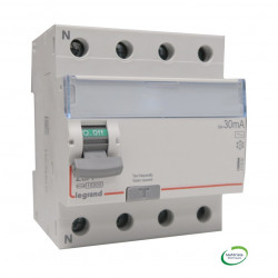 LEGRAND 411660 - Interrupteur différentiel 4P 25A AC 30mA