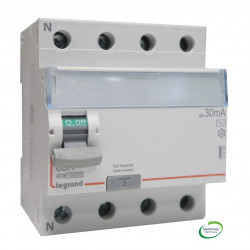 LEGRAND 411662 - Interrupteur différentiel 4P 63A AC 30mA