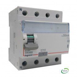 LEGRAND 411664 - Interrupteur différentiel 4P 25A AC 300mA
