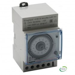 Interrupteur horaire analogique 3M 1 sortie 16A - LEGRAND 412823