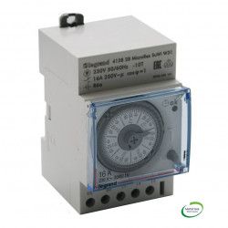 Interrupteur horaire analogique 3M 1 sortie 16A - LEGRAND 412828