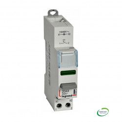 Interrupteur poussoir double fonction contact 1M - LEGRAND 412914