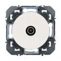Prise Dooxie TV simple étoile blindée blanc - LEGRAND 600351