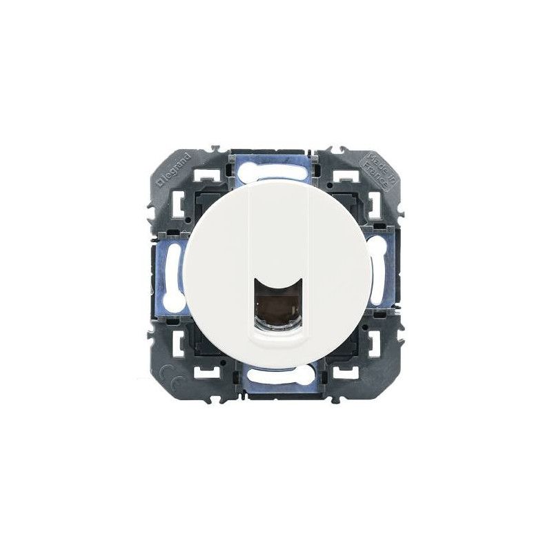Prise blindée RJ45 cat6 STP dooxie finition noir emballage blister (095285