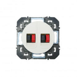 Prise Dooxie haut parleur double blanc - LEGRAND 600382