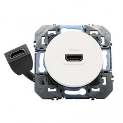 Prise Hdmi Dooxie preconnectee blanc - LEGRAND 600385