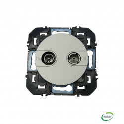 LEGRAND 600454 - Prise TV-R, Dooxie, Alu - FC