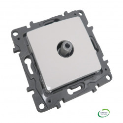 LEGRAND 664750 - Prise Télévision simple, typeF, Niloé, Blanc