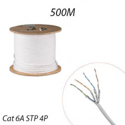 Câble réseaux RJ CAT6A STP 4P Touret de 500M