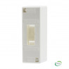 SCHNEIDER 13392 - Mini Coffret Opale En Saillie - 2 Modules 