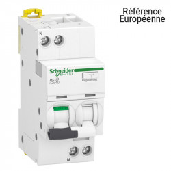 Disjoncteur différentiel Schneider 10A ICV40N 30mA Type-AC 1P+N Courbe C - A9DE3610