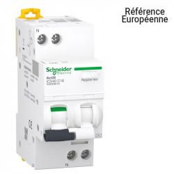 SCHNEIDER A9DE6616 - Disj diff. ICV40 1P+N C 16A 4500A 300mA AC